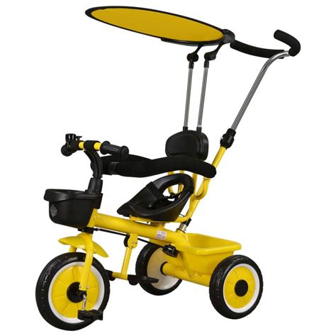 Buy QXMEI 3 In 1 Children's Pedal Tricycle 1 To 6 Years 2-Point Safety ...