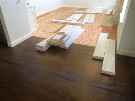 9" wide Luxury Vinyl Plank Installed - Floors and Stairway - PVB