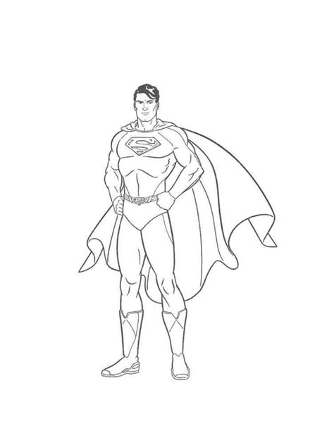 Awesome Superman coloring page - Download, Print or Color Online for Free