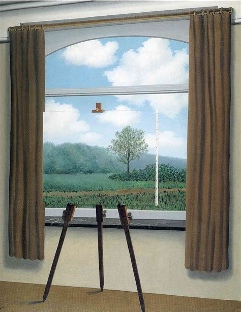 The human condition - Rene Magritte - WikiArt.org - encyclopedia of ...