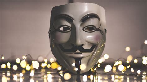 Wallpaper mask, glare, bokeh, anonymous hd, picture, image
