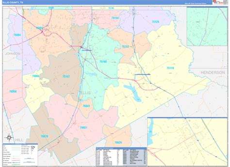 Digital Maps of Ellis County Texas - marketmaps.com