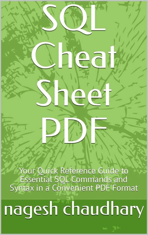 Image result for SQL Basic Syntax PDF