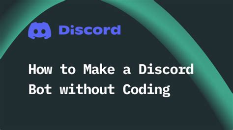 How to Make a Discord Bot with No Code 的图像结果