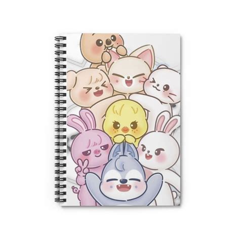 CRAFT MANIACS Stray Kids Everyone A5 Ruled 160 Pages Diary Free Name ...