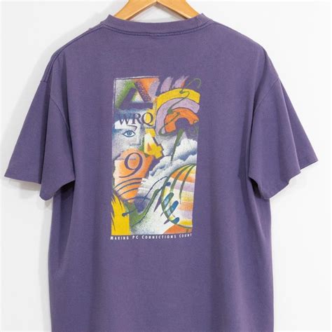 Vintage 1994 WRQ Reflection Technology Art Tee. Made... - Depop