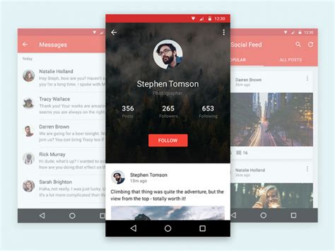 Image result for Tutorial Create Android Studio Profile. Like Example in Image