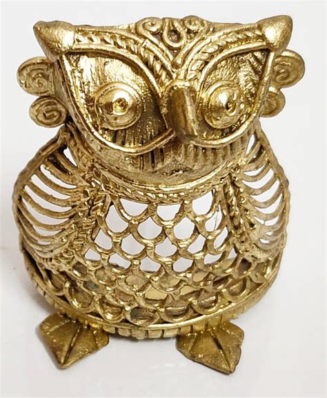 Dhokra Dokra Medium Owl I Home Decor I Interior I Handcrafted I Handma ...