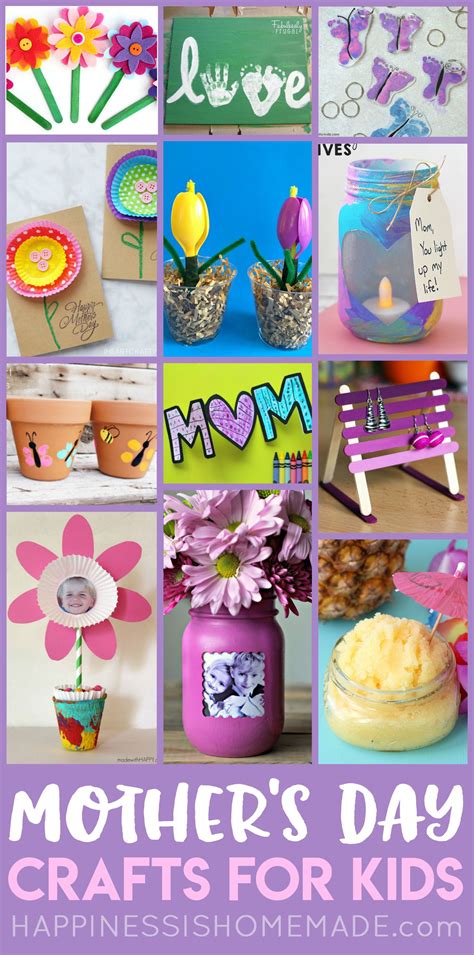 These Easy Mother's Day Crafts for Kids make fantastic homemade Mother ...