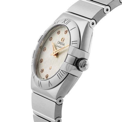 Omega Constellation Ladies 27mm Quartz Watch O12310276052001 | Goldsmiths