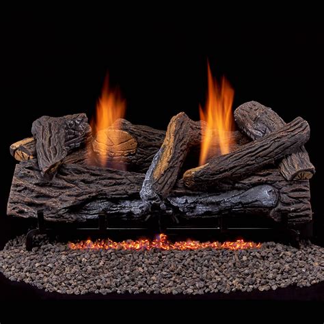 Amazon.com: Duluth Forge Vent Free Dual Fuel Gas Log Set - 24 in ...