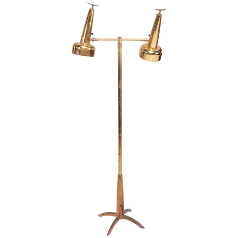 Stiffel Floor Lamp in Brass For Sale at 1stDibs