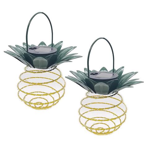 Lanterne Solari Da Esterno 4 Pezzi - Forma Oliva, Metalliche, Impermeabili IP44, Decorazione Giardino