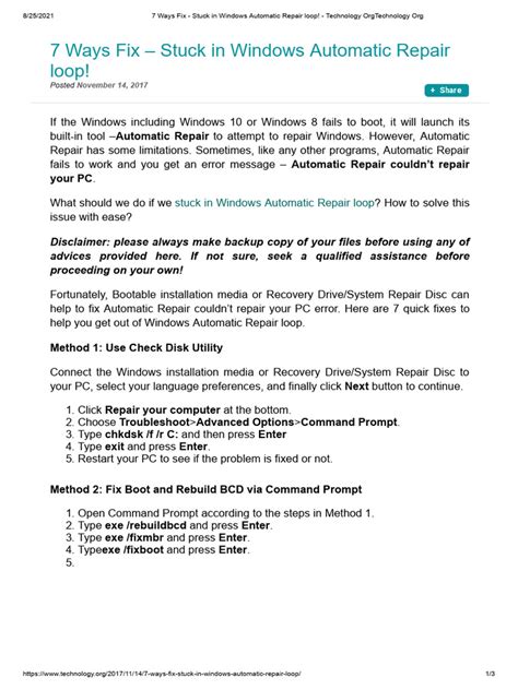 Image result for Windows Loop Automatic Repair