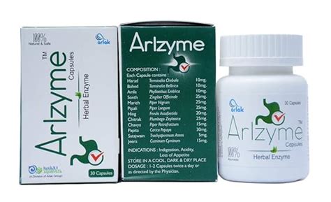 Buy Arlak Arlzyme Herbal Enzyme Helps in Stomach Ulcer, Acidity ...