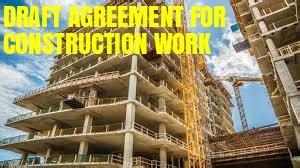 Draft Contract Agreement For Construction Work