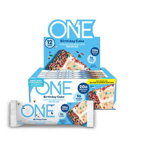 Buy ONE Protein Bars, NEW Recipe Birthday Cake, Gluten Free Protein ...