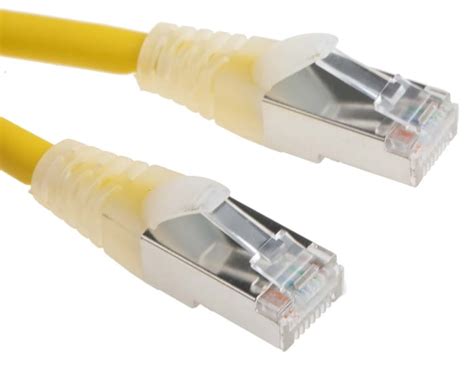 RS PRO | RS PRO, 2m Cat6, Yellow RJ45 to Male RJ45 Male, F/UTP Shielded ...