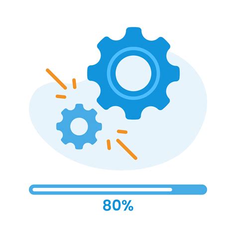 Please wait in process or progress, loading concept illustration flat ...