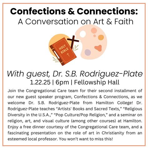 Confections and Connections: A Conversation on Art & Faith, 45 Genesee ...
