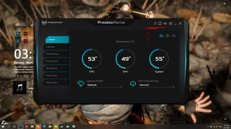Image result for Predator Sense Blue Screen