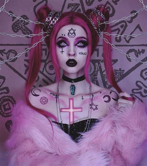 goth makeup mirror