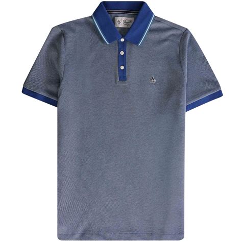 Original Penguin Birdseye Organic Cotton Pique Polo Shirt OPKS3022