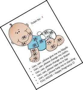 Tambola Tickets Baby Shower Theme (30 Cards , Printed on Hardsheet ...