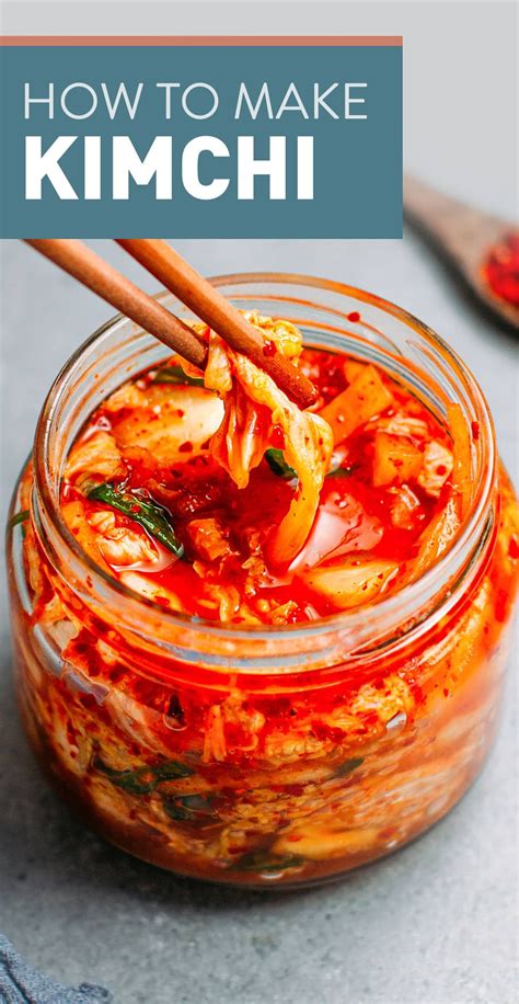 Homemade vegan kimchi – Artofit