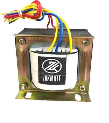 ZAKMATE ,12 - 0 - 12 , 5Ampere Transformer for Home Theater Power ...