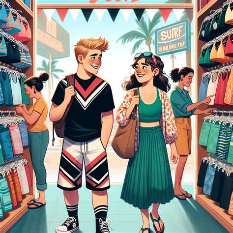 **Mix-Up at the Surf Shop: A Summer of Surprising Style**
