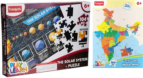 Buy Funskool Play & Learn-Solar System,Educational,104 Pieces,Puzzle ...