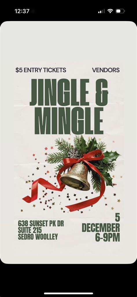 Jingle & Mingle , Curative Massage, Sedro Woolley, 5 December 2025 ...