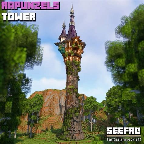 Watchtower with Tree Minecraft 的图像结果