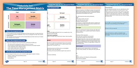 Image result for Time Management Matrix Sample