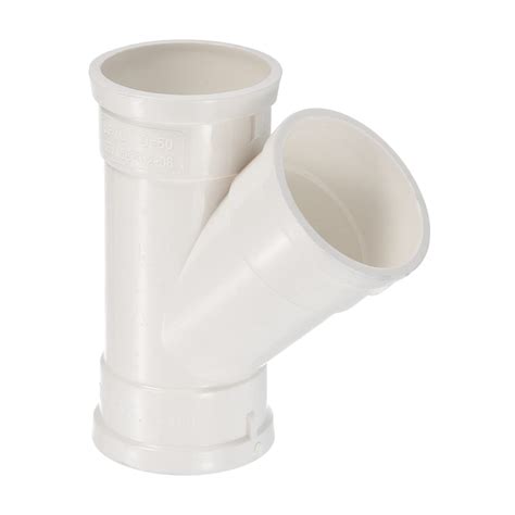 Buy PATIKIL 2" Wye Pipe Fitting, 2 Pcs Y-Shape Splitter Duct Hose ...