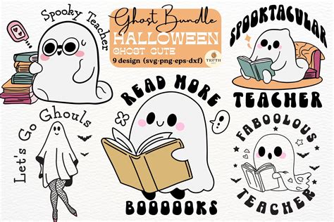 Halloween Ghost Quote Bundle Graphic by TRUTHkeep · Creative Fabrica