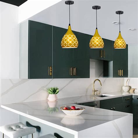 Buy GreyWings Aluminium Cut Hanging Light Ceiling Pendant Lamp, 6Inch ...