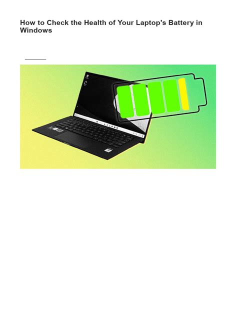 Image result for Check My Computer Battery