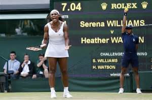 Wimbledon 2015 Results: Serena Survives Watson Scare; Easy Peasy for ...
