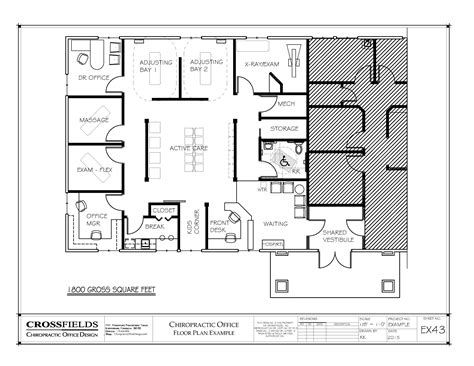 Our Top 15 Floor Plans For Chiropractic Offices | CrossFields | Office ...
