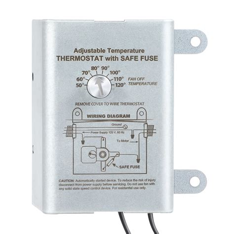 Buy Saillong 10 Amp Attic Fan Thermostat Control, Replacement ...