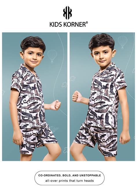 Design 1111 Kids Korner Looper Boys Shorts Set Wholesale Rate – Kavya ...