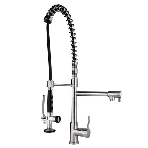 Buy Homary Commercial Pull Down Stainless Steel Kitchen Sink Faucet ...