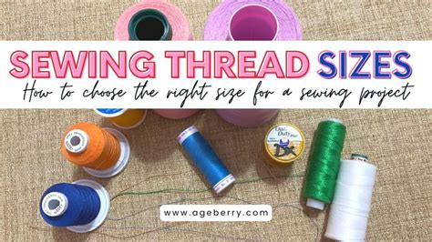 Image result for Sewing Thread Sizes