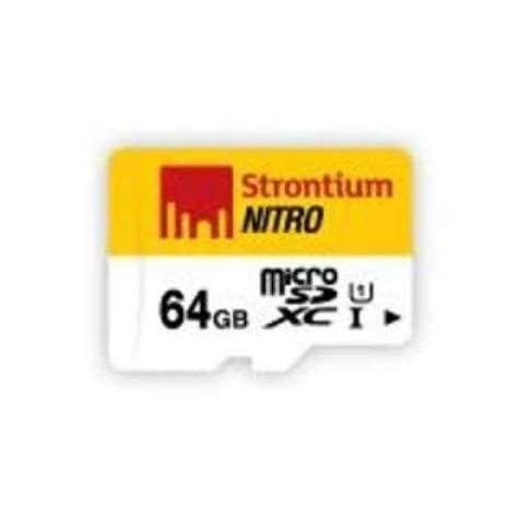 Strontium SRN64GTFU1C 64GB Class 10 MicroSDXC Memory Card Price in ...