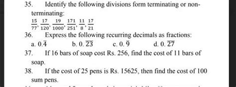 Image result for Terminating and Non-Terminating Divisions