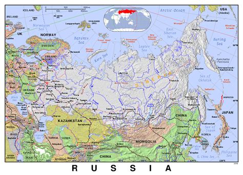Russia Political Map