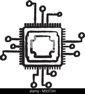 Image result for Computer Chip Sketch