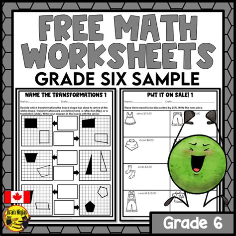 Basic 6th Grade Math Worksheets 的图像结果